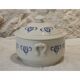 Small soup tureen, covered pot, in Saint Uze earthenware, early 20th century.