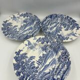 6 assiettes creuses vintage