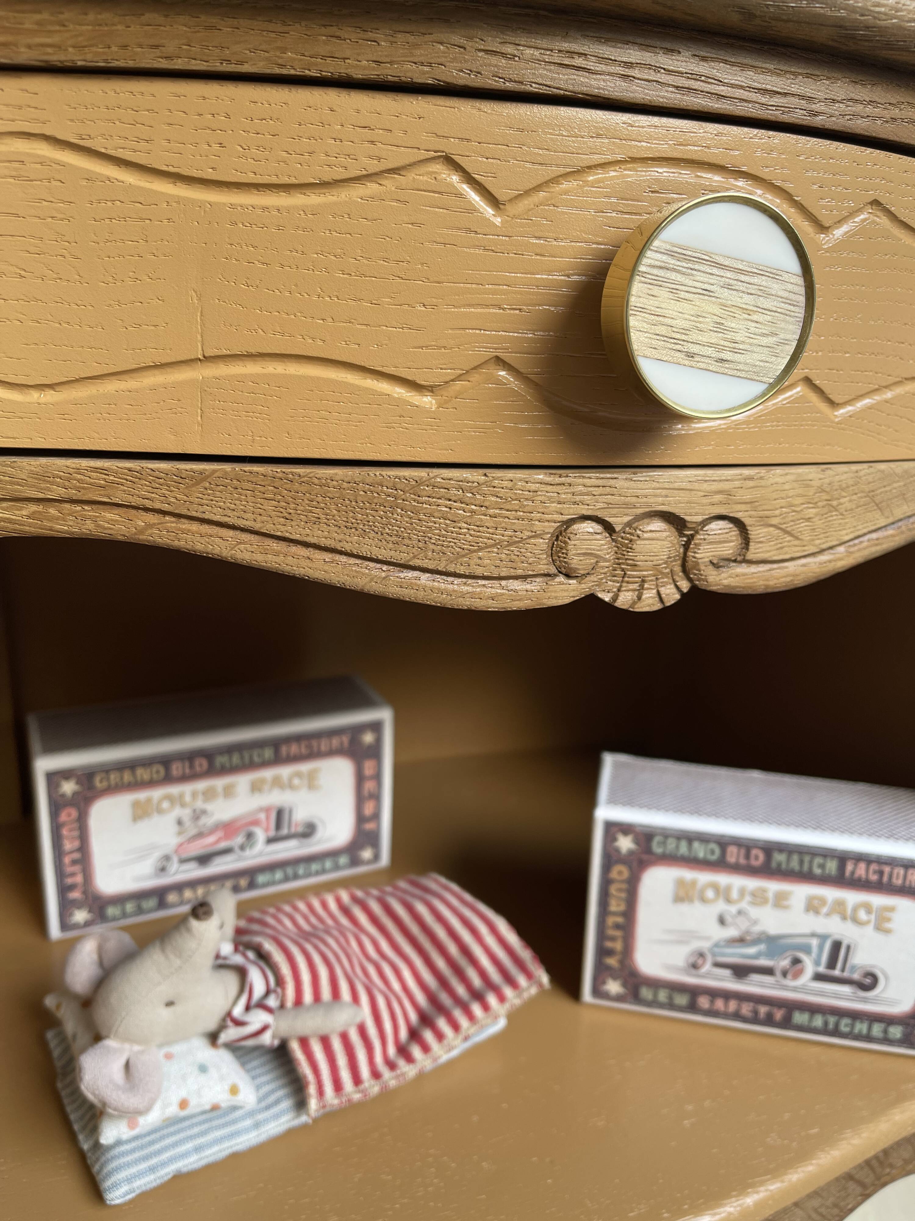 Wooden bedside tables