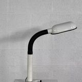 Vintage white articulated desk lamp