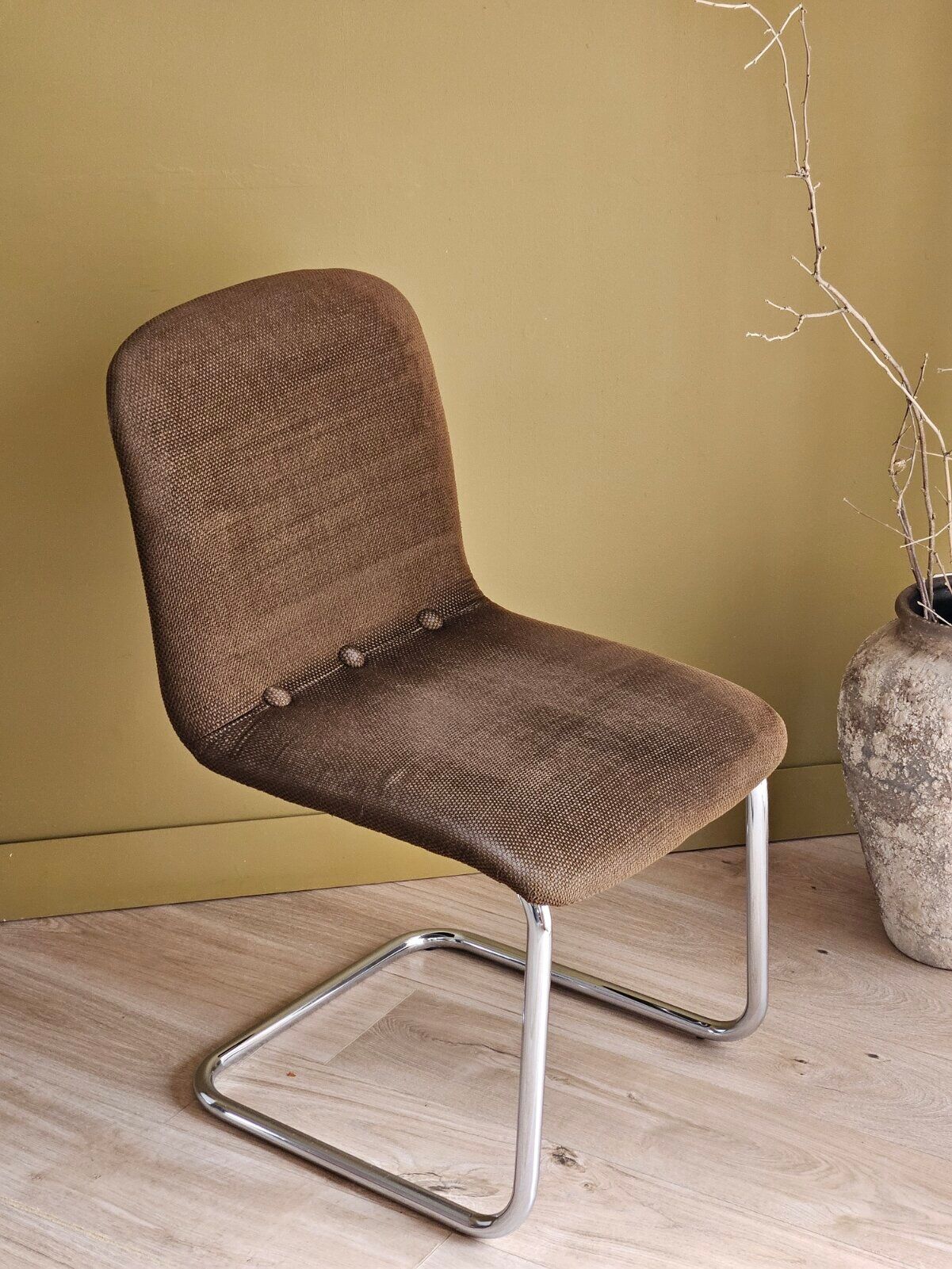 Vintage chair in chrome tubing – 1960s/70s