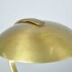 Mid century art deco / bauhaus brass table lamp by egon hillebrand 60s