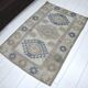 Tapis Oushak bleu et beige sku 1163