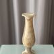 Vintage Italian Onyx Marble Vase – 25 cm – Honey & Cream Stone