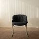 Italian Chrome Flynn Dining Chairs Gastone Rinaldi Thema, 1970s, Set of 4