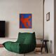 The Orange Man 55x45cm painting on stretched canvas by Bodasca