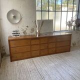 XXL golden oak craft furniture from the 50s