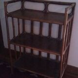 Vintage rattan shelf
