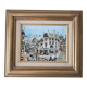 Oil Painting on Canvas - Rue du vieux Paris Signed Robert Scott