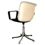Set of three Modus Office Desk Chairs, Osvaldo Borsani for Tecno, Italy 1960