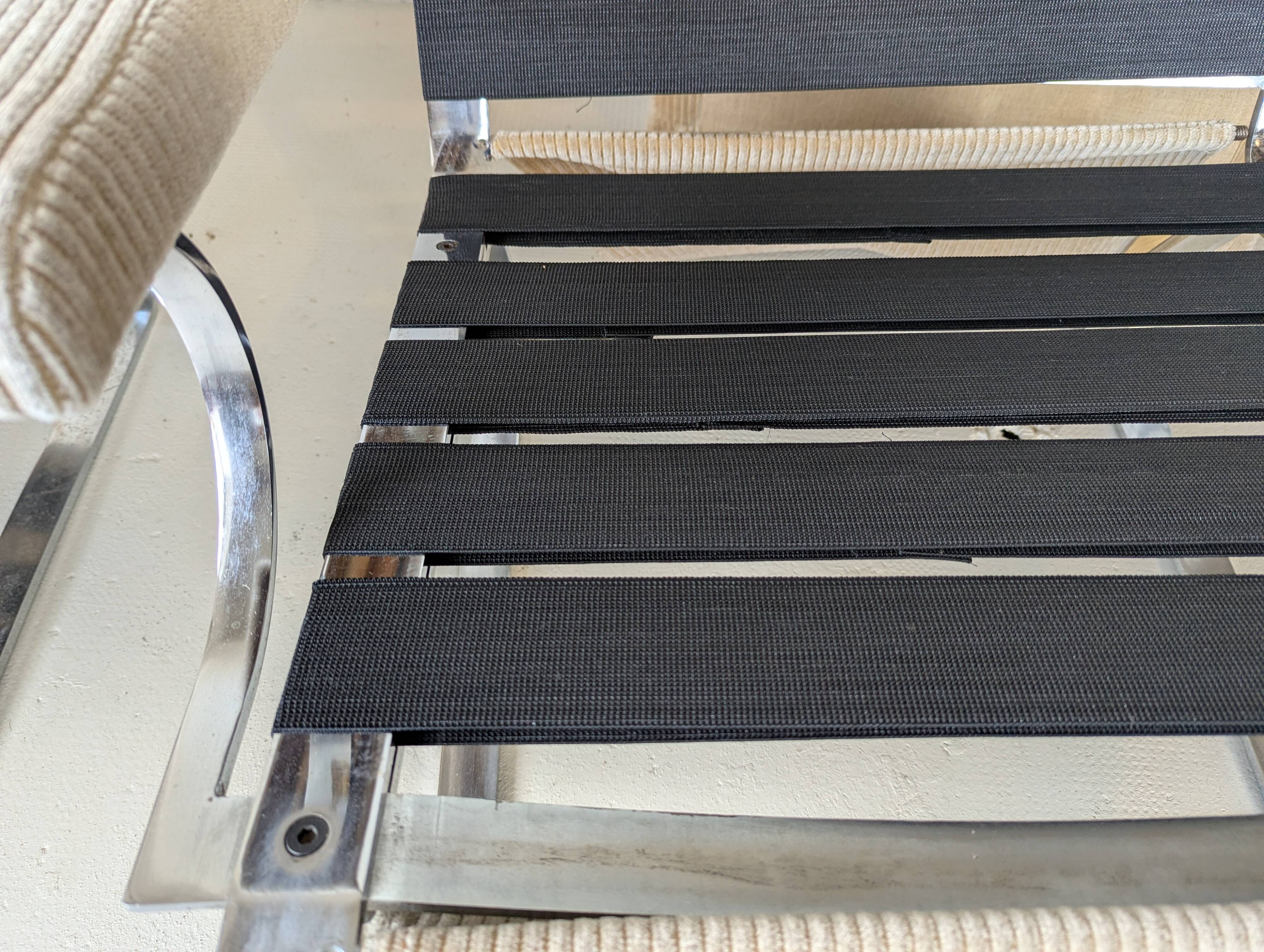 Pair of modernist armchairs by Reinhold Adolf for COR, 1970.