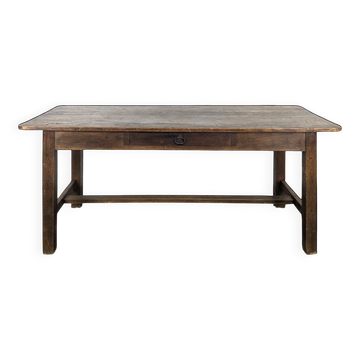 Table de ferme en chêne massif