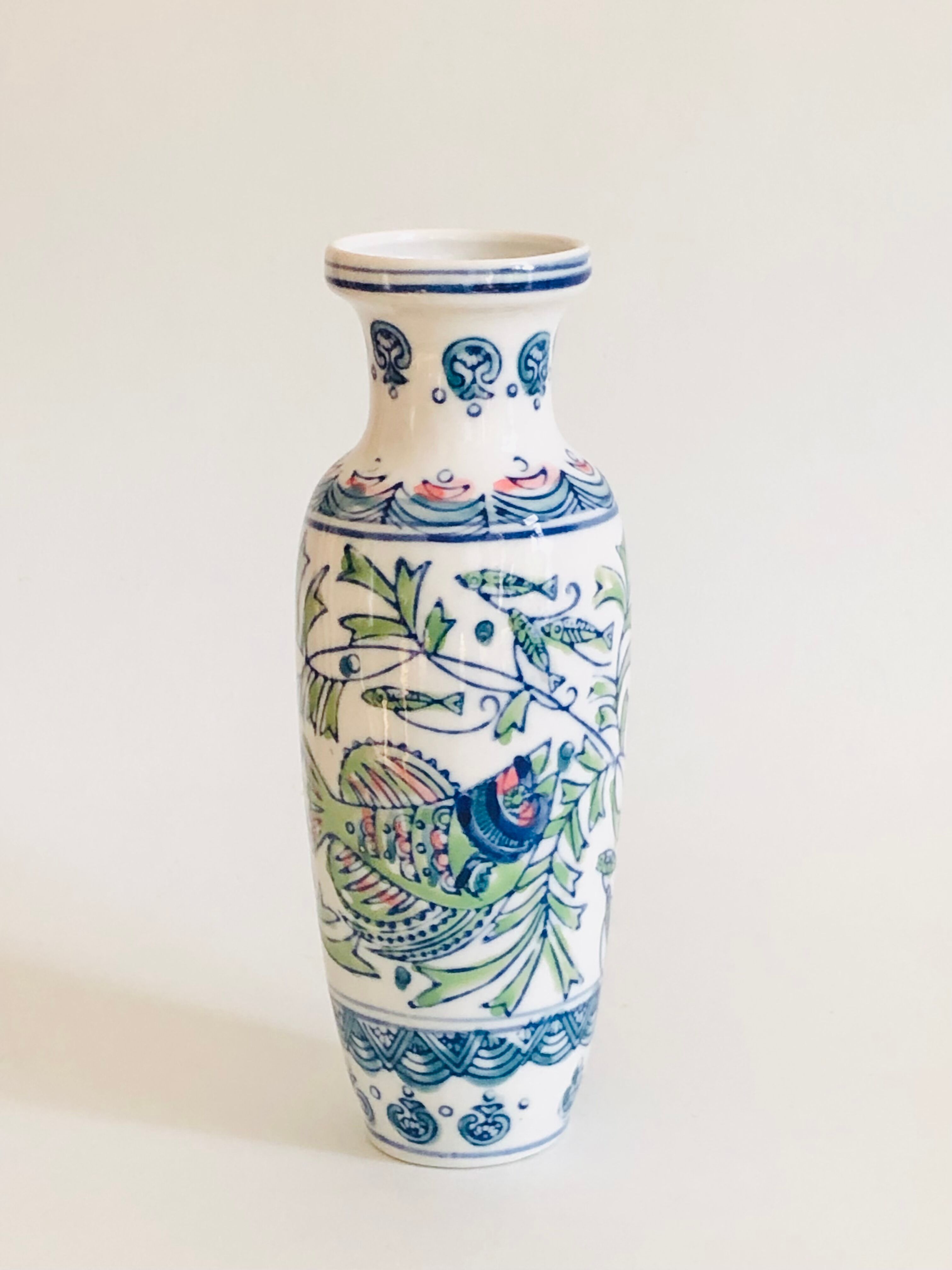 Hand-painted porcelain vase, Germany