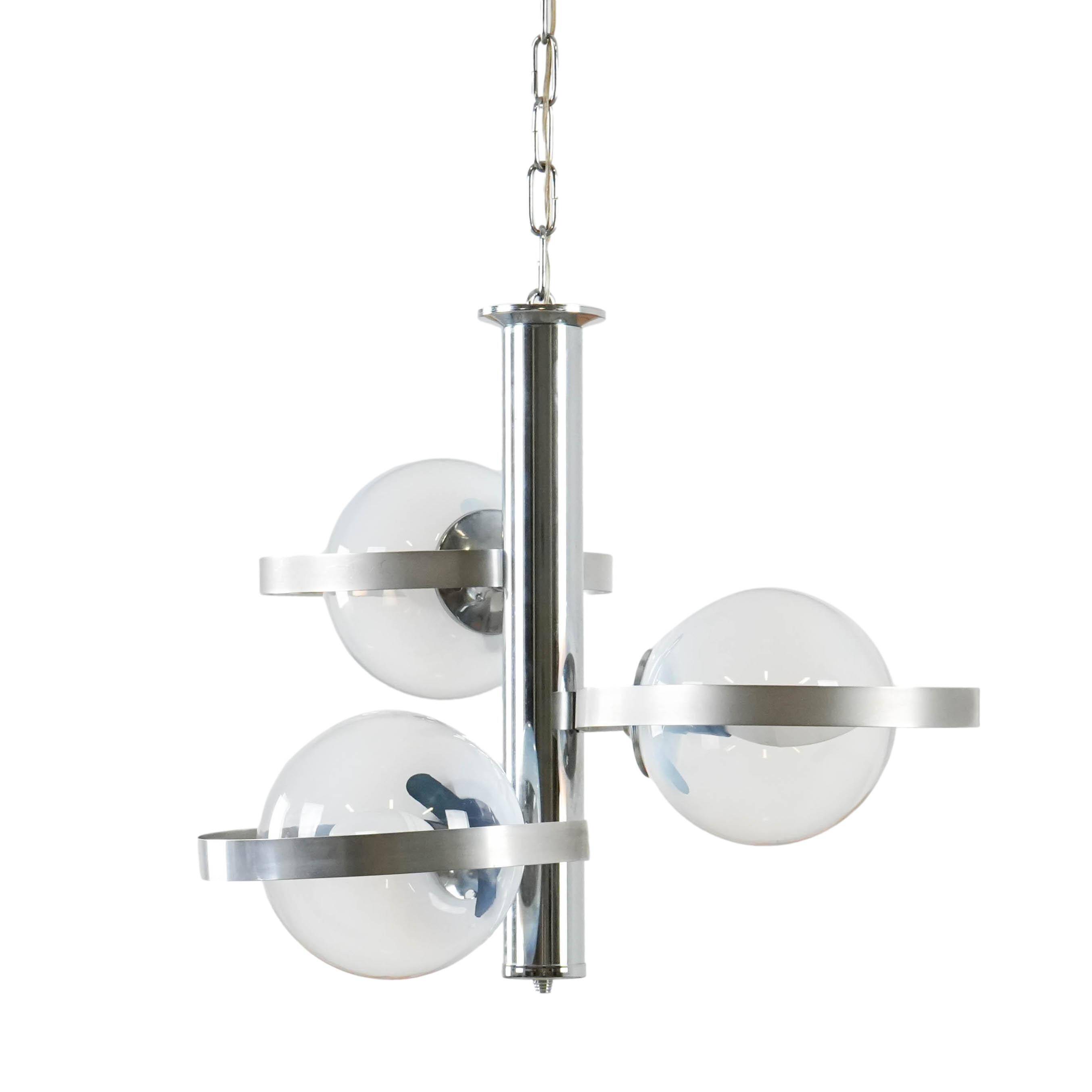 Pendant lamp, Space Age, 1970s, manufactured in Italy