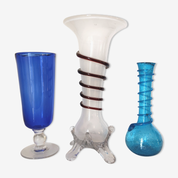 Set of three vases