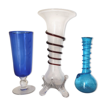 Ensemble de trois vases