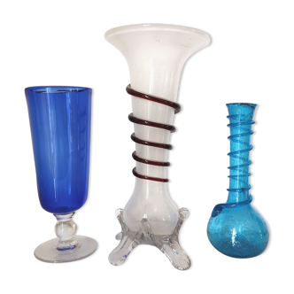 Set of three vases