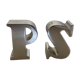 Produit BHV set poivre et sel PS en métal chromé