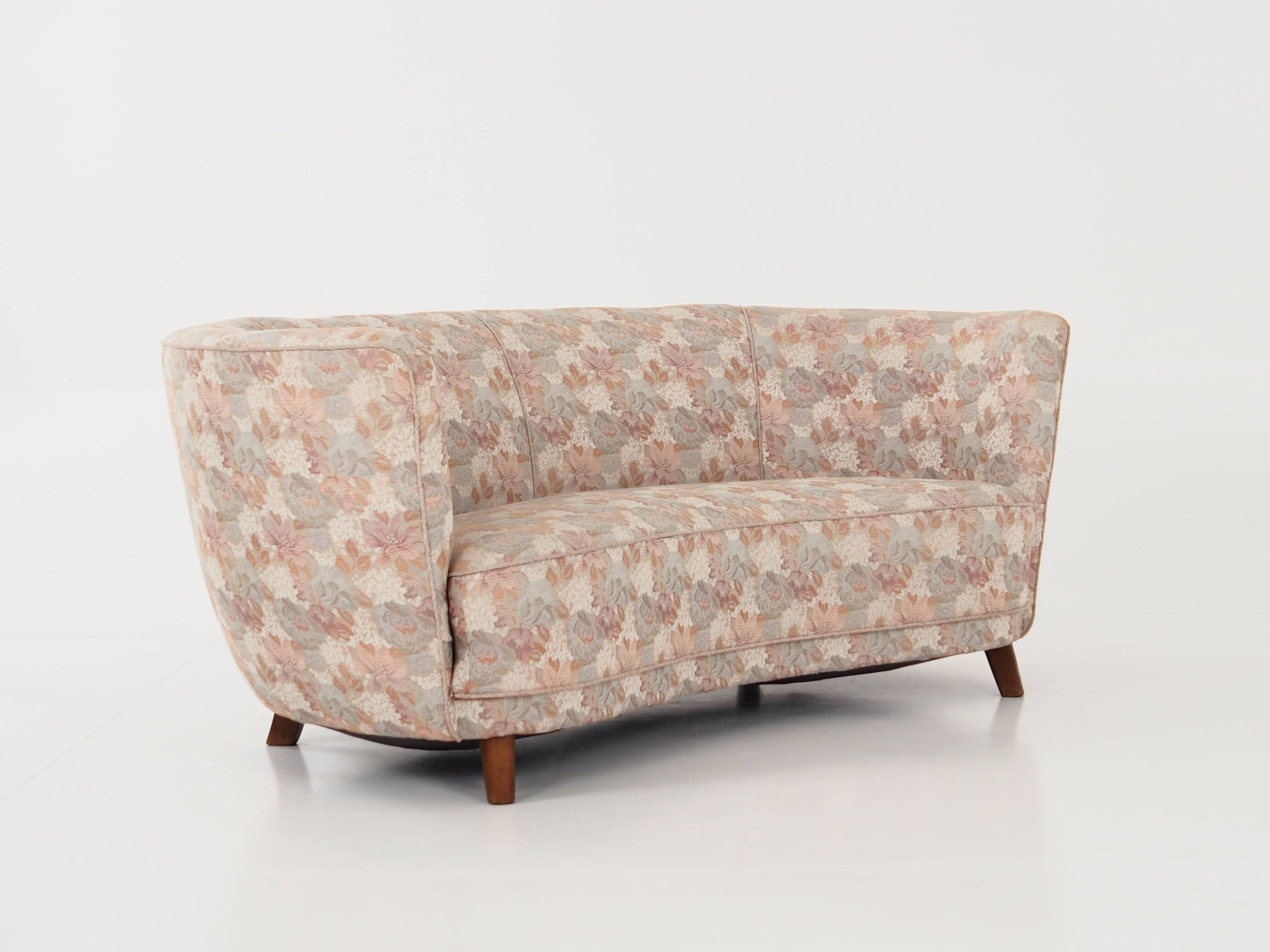 Canapé Banana, design danois, années 1970, production : Danemark