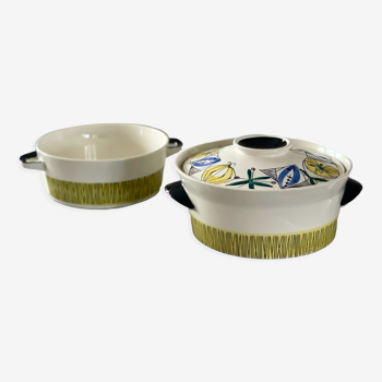 Duo de plats Scandinaves 1960