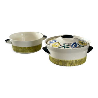 Duo of Scandinavian dishes 1960