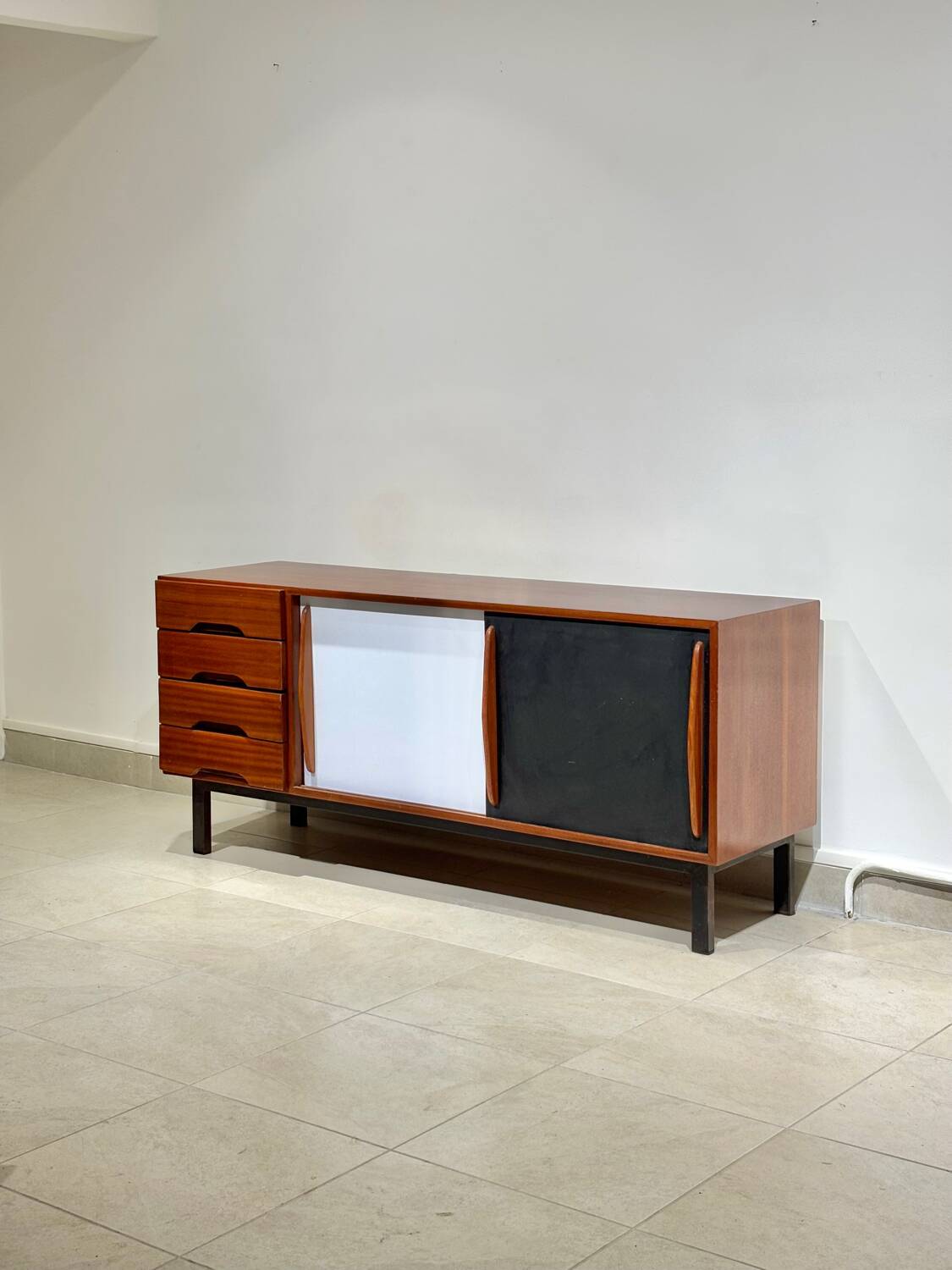 Cansado mahogany buffet by Charlotte Perriand