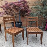 Vintage wooden chairs from the 60s
