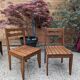 Vintage wooden chairs from the 60s