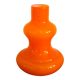 Vintage space age opaline orange pendant light 70s