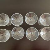 8 champagne glasses