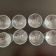 8 champagne glasses