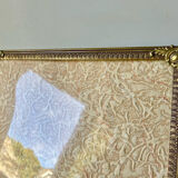Metal vintage frame in gold colored brass