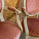 Pair of medallion armchairs