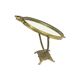 Vintage italian dressing mirror with bow baroque style gold tiltable 34cm