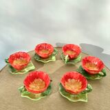 Coffee cups flowers slurry