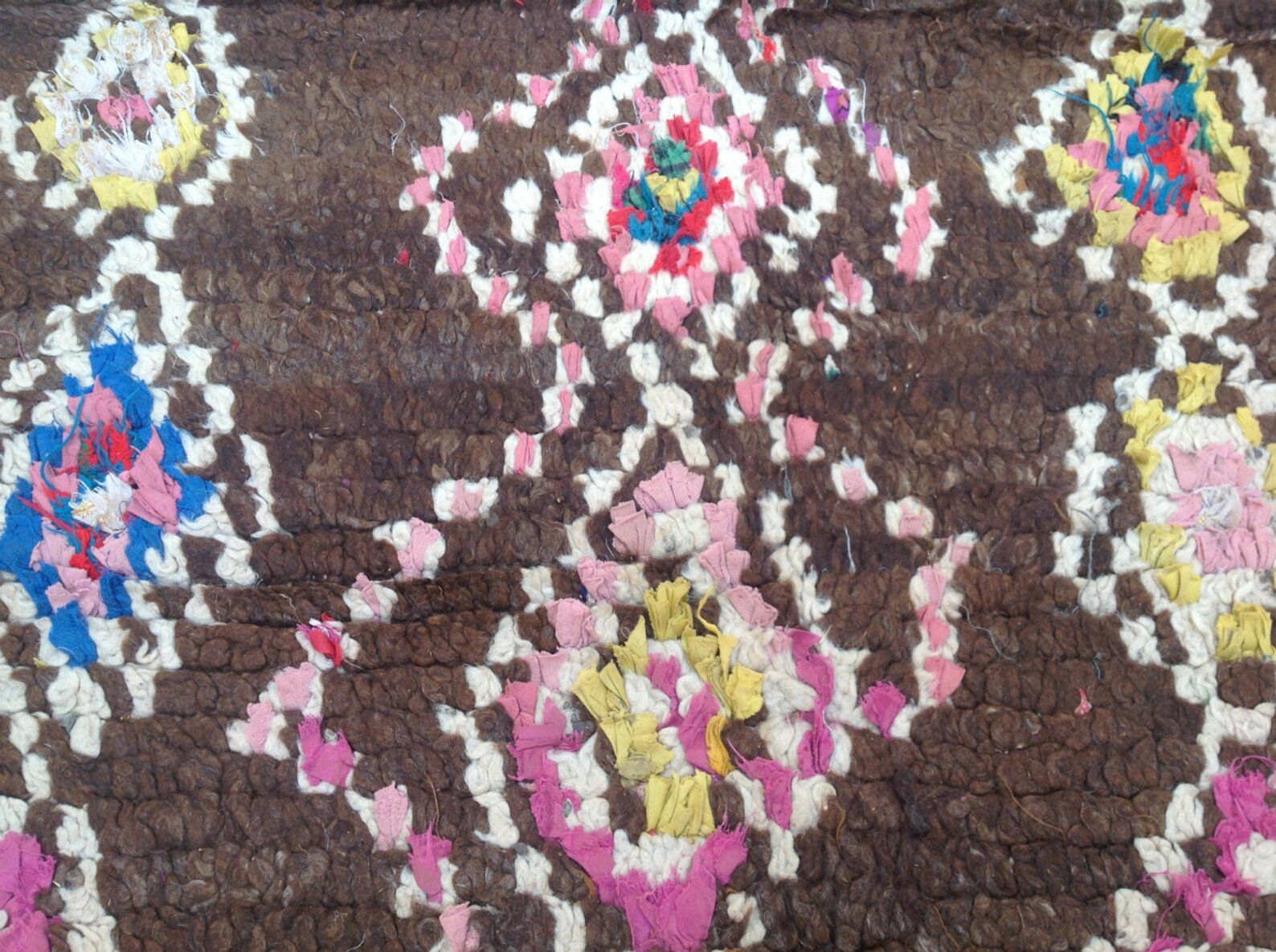Carpet boucherouite 134x164cm