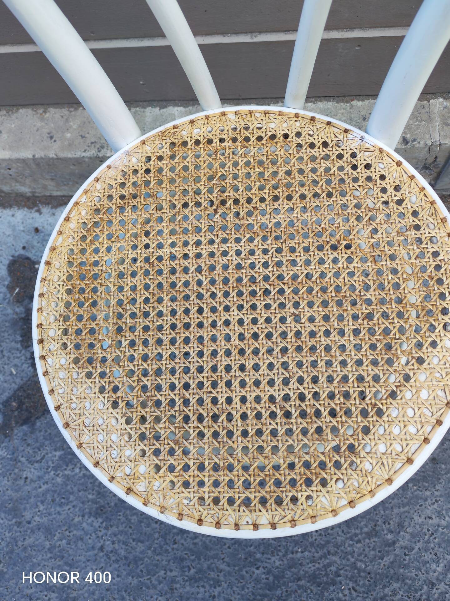 Chaise bistrot blanche