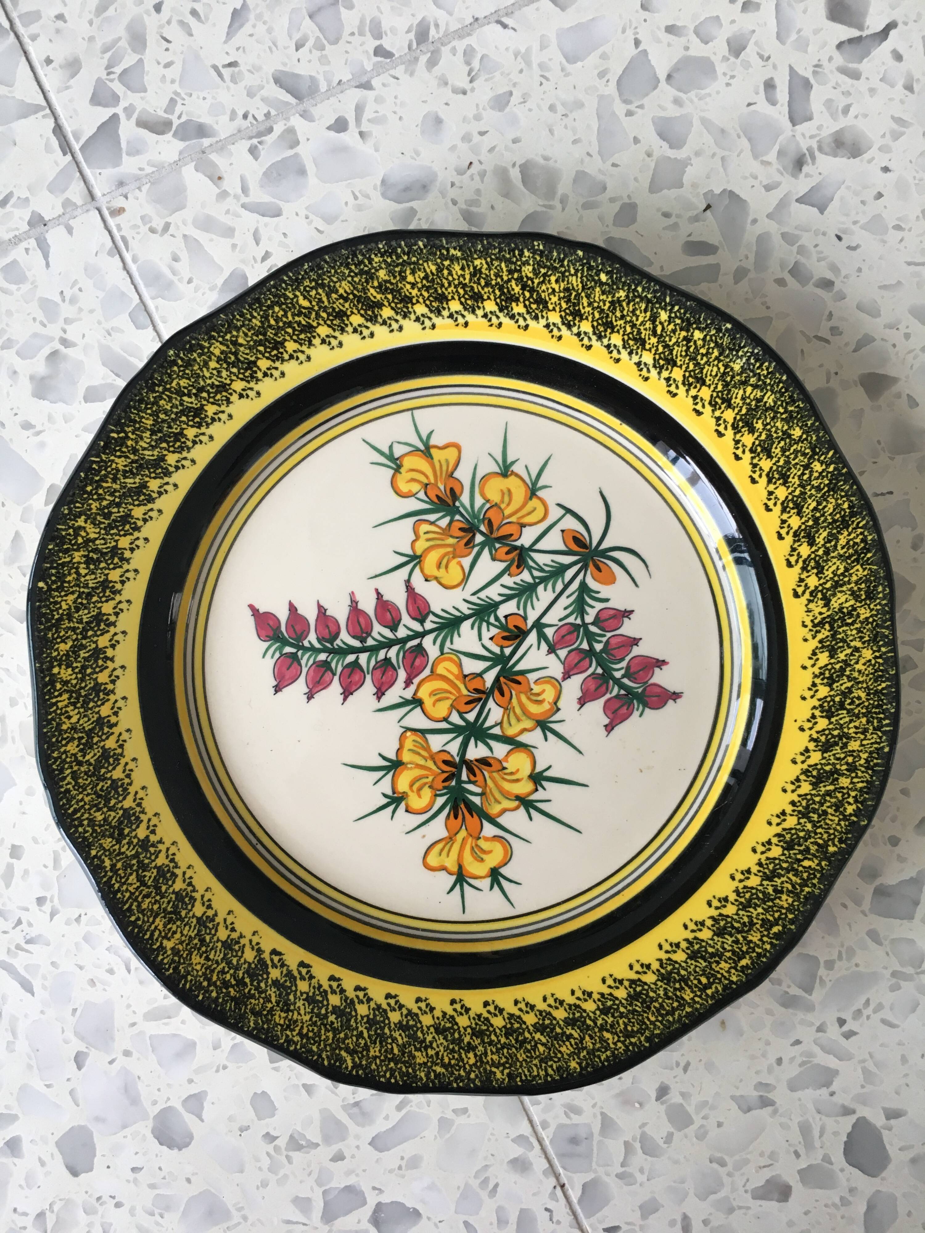 QUIMPERT HENRIOT plate, genet model