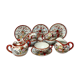 Japan Geisha porcelain coffee set