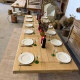 Large farmhouse table with extensions