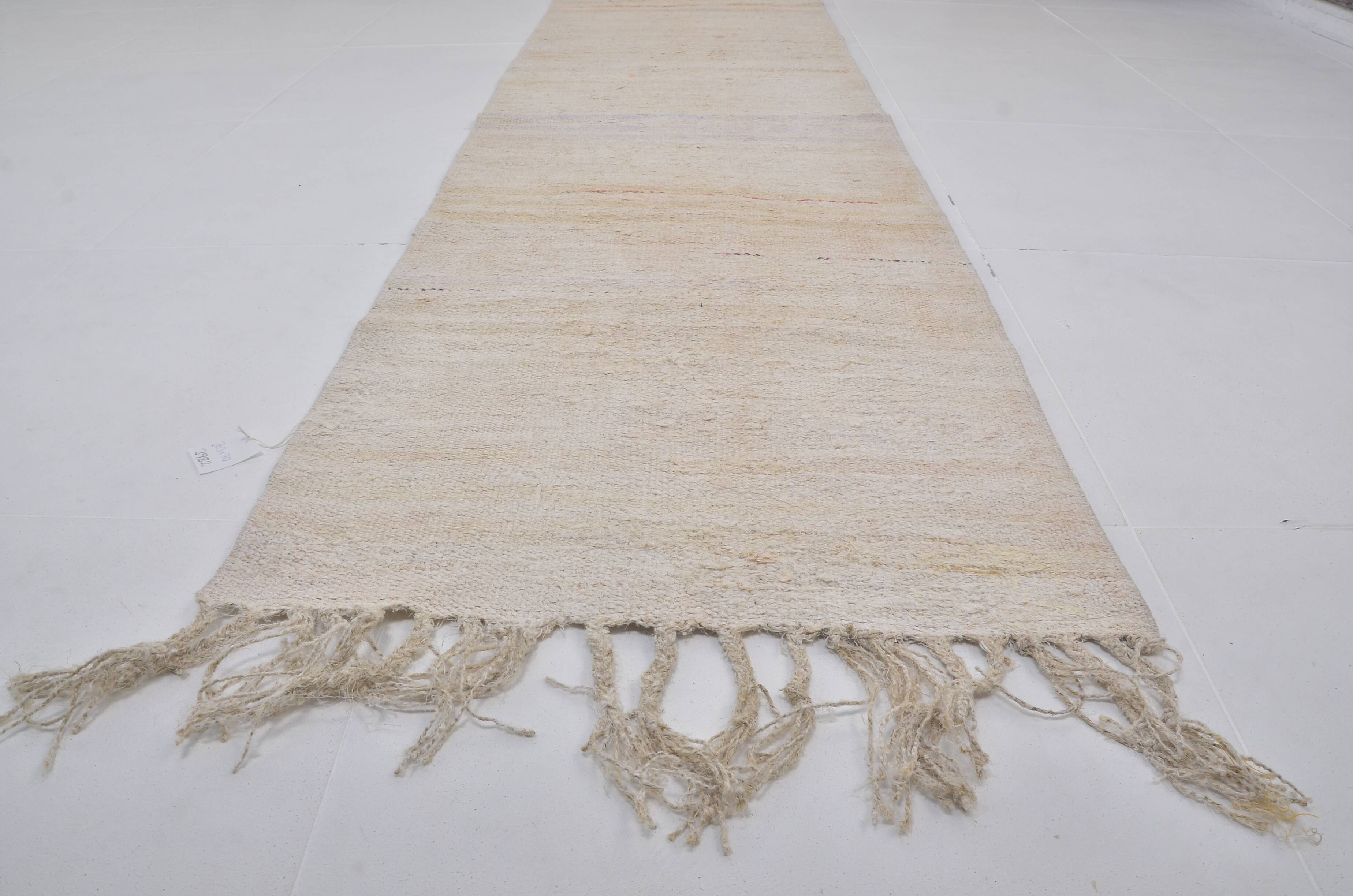 Vintage Turkish Hemp Kilim Runner sku3982