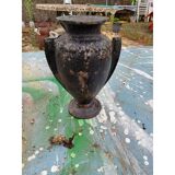 3 cast iron vases from 1900 from Charleville-Mézières