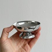 Set of 6 vintage stainless steel bowls.