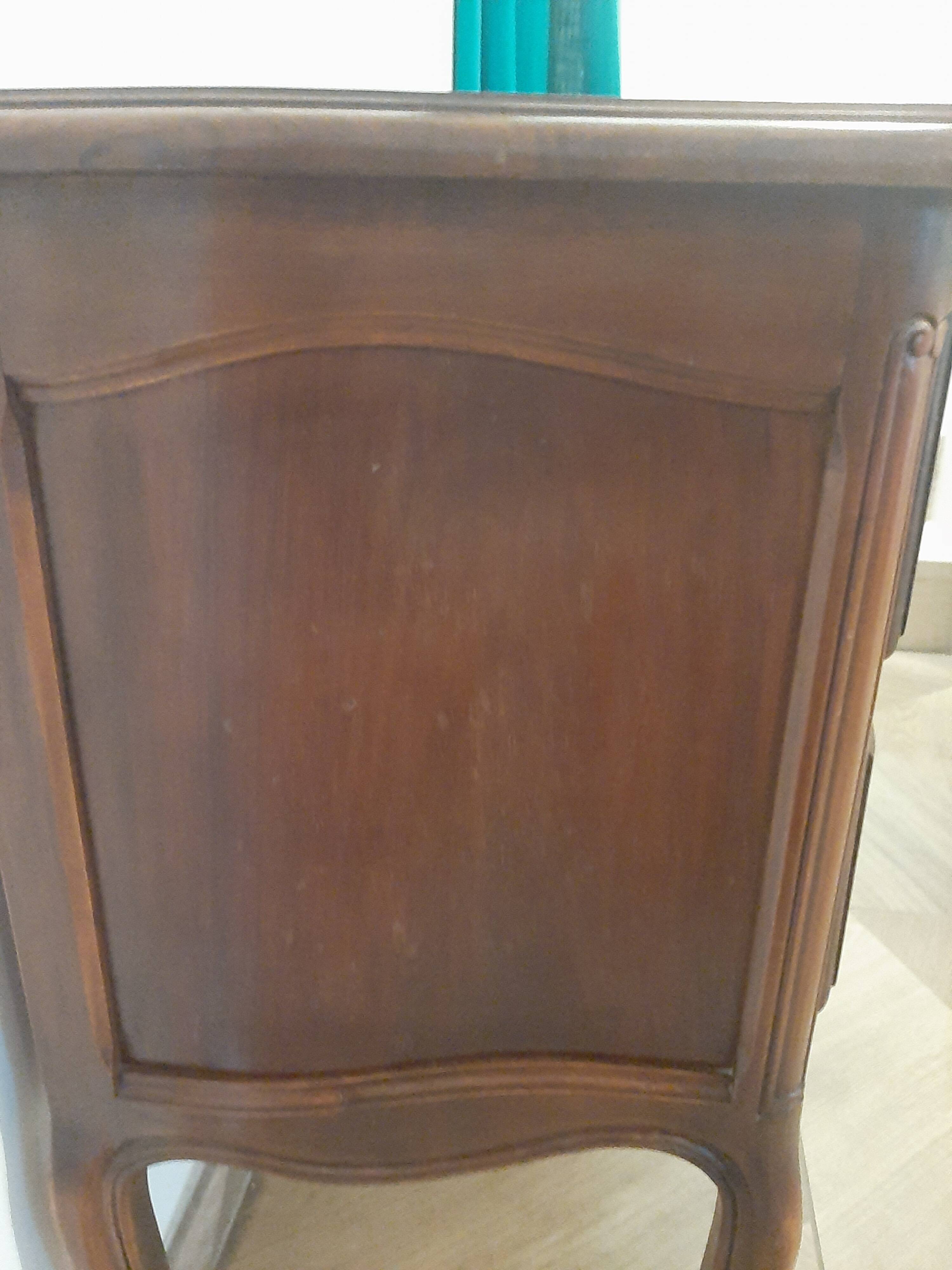 Louis XV style chest of drawers - 2 drawers - Curved feet - 1980s