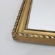 1950s Mirror in Golden Wood Frame