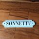 Doorbell enamel plate
