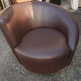 Rotating living room design armchair