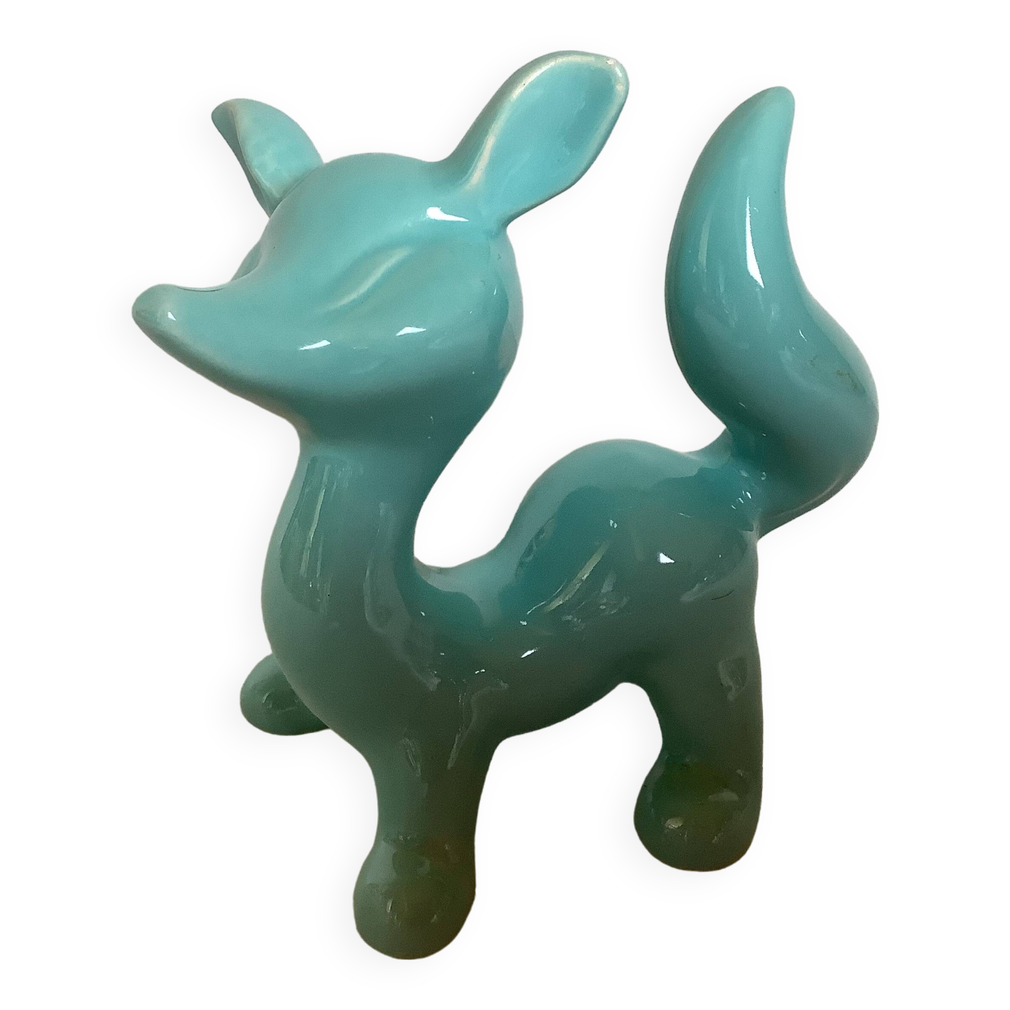 Saint Clement style zoomorphic blue fox
