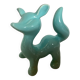 Saint Clement style zoomorphic blue fox