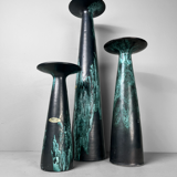 Set of 3 vases by Otto Keramik Germany
